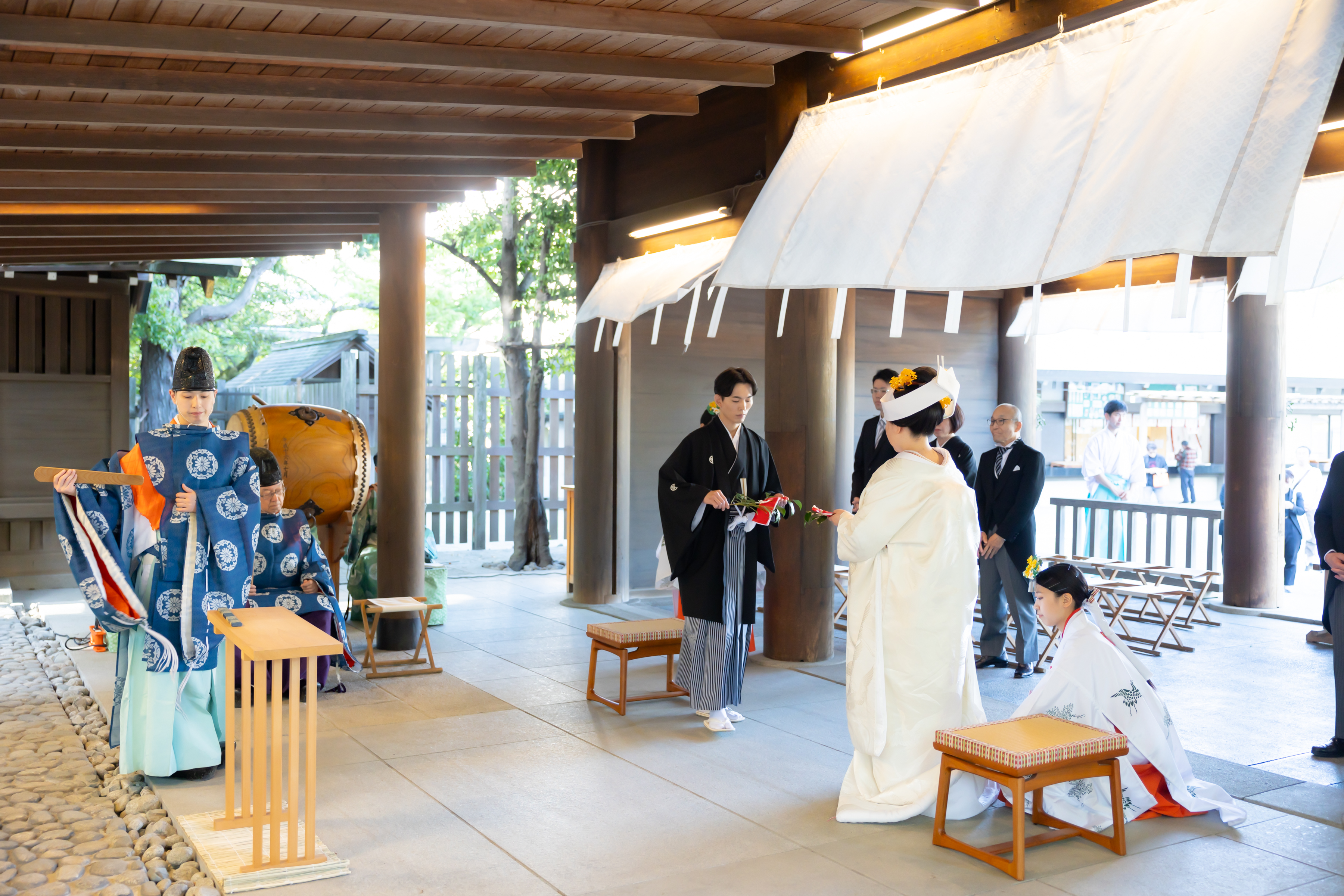 小さな結婚式横浜店～トレンドの和装婚！伊勢山皇大神宮での神前式～